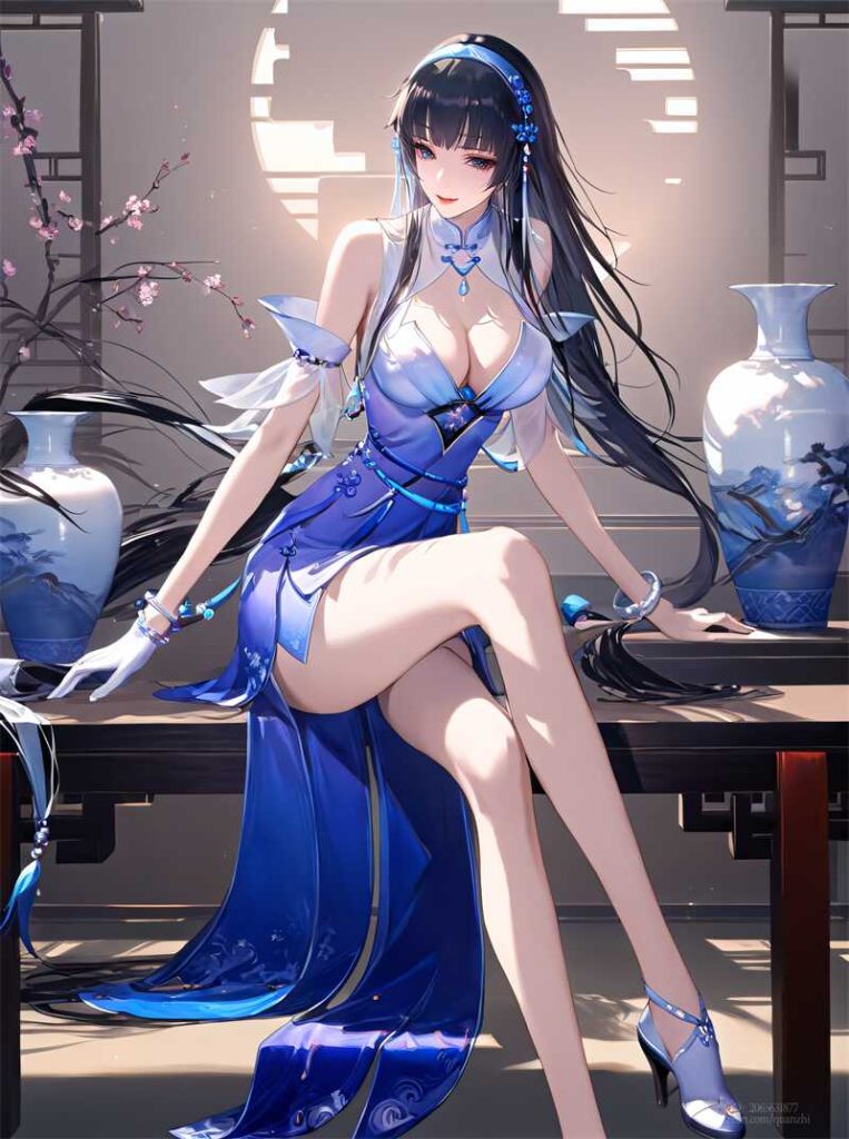 [第482期] [王者荣耀] [西施 · 系列一] AI国漫 [60P]-AI国漫分享