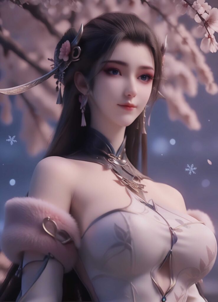 图片[3]-[第989期][梦塔·雪谜城][白亦君·高清系列二]涩涩 动漫女神 国漫壁纸[103P]-AI国漫分享