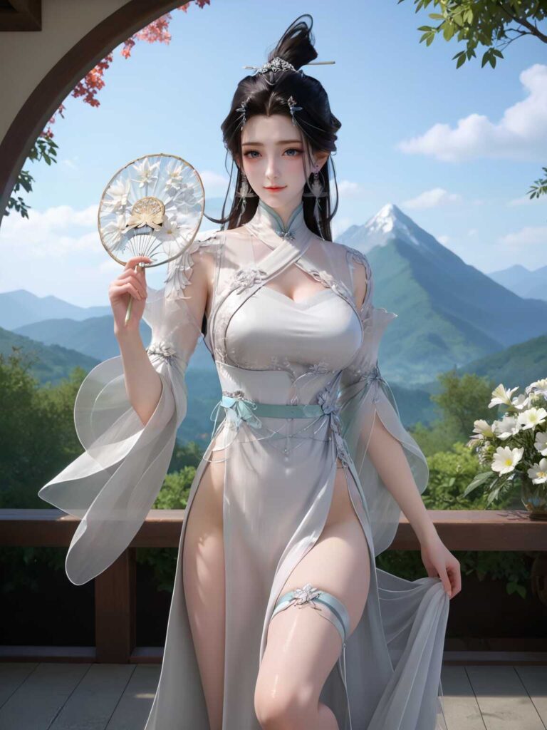 [第982期] [绝世战魂] [萧轻雪·高清系列] 涩涩 动漫女神 AI国漫[60P]-AI国漫分享